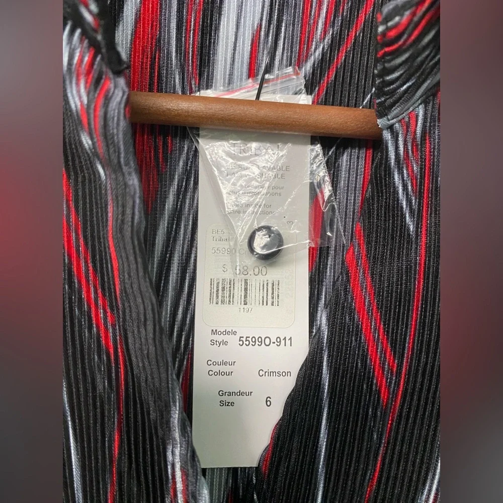 Tribal Button Down Shirt NWT - Picture 3 of 10